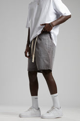 PANTALON SCURT BUMBAC GRI